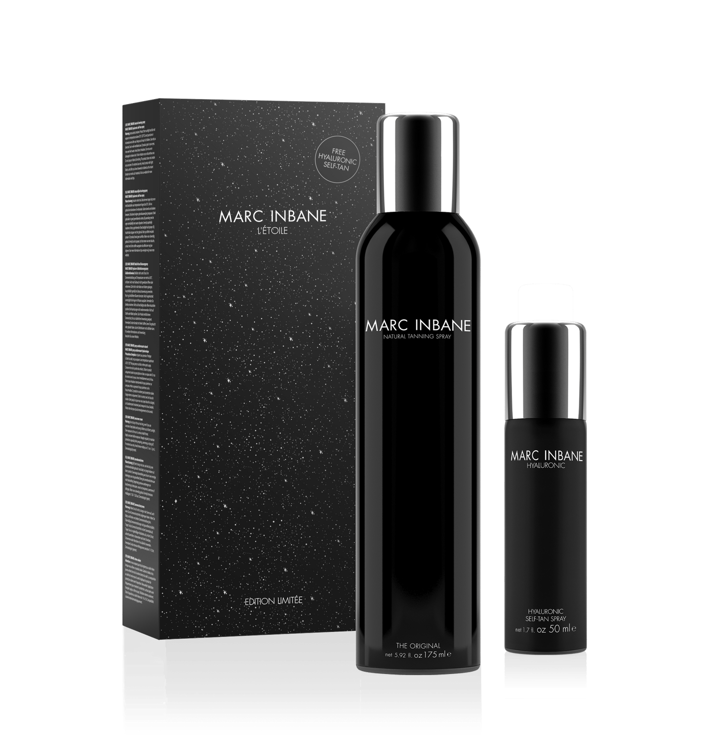 Marc Inbane Gaveæske Natural tanning spray + Hyaluronic self tan spray