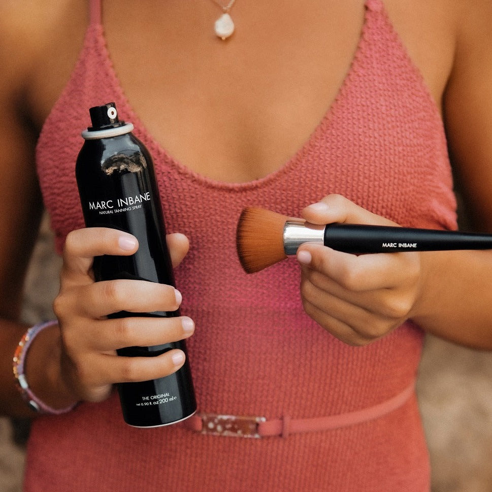 Marc Inbane Natural tanning spray og powder brush